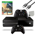 Microsoft Xbox One Original 500GB Gaming Console Black HDMI Cable 2 Controller Included With Assassin's Creed Origins Game BOLT AXTION Bundle Used