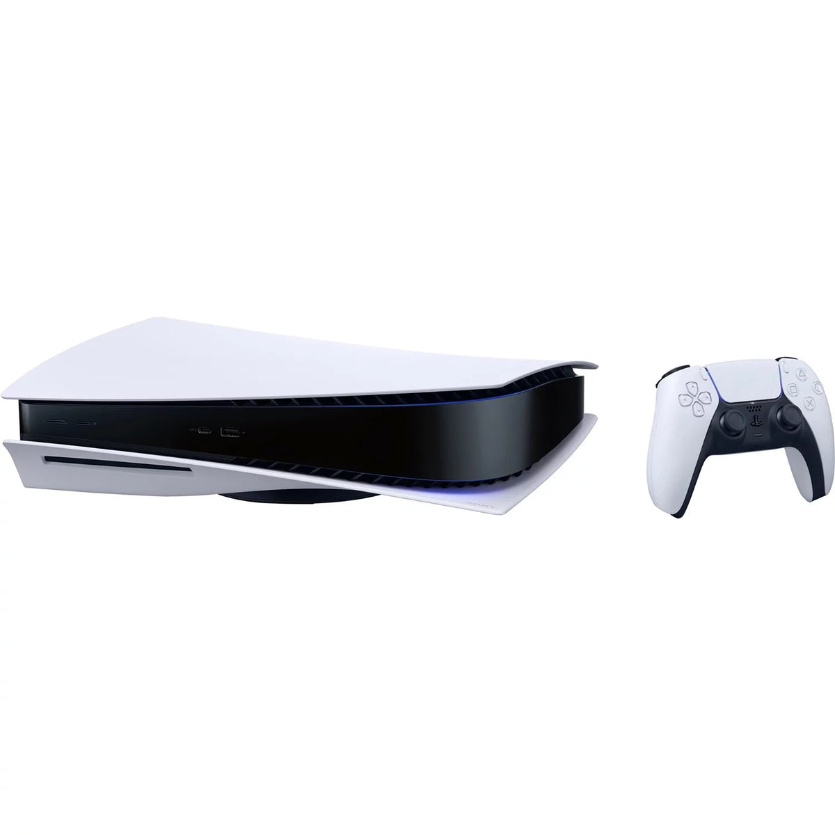 Sony PlayStation 5 Upgraded 1.8TB PCIe Gen 4 NVNe SSD Gaming Console Disc Drive Version, Controller - Original White - PS5 Disc Version JP Region Free