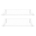 Rubbermaid FG3H9100WHT Configurations Accessories 26-Inch Shelving Kit, White
