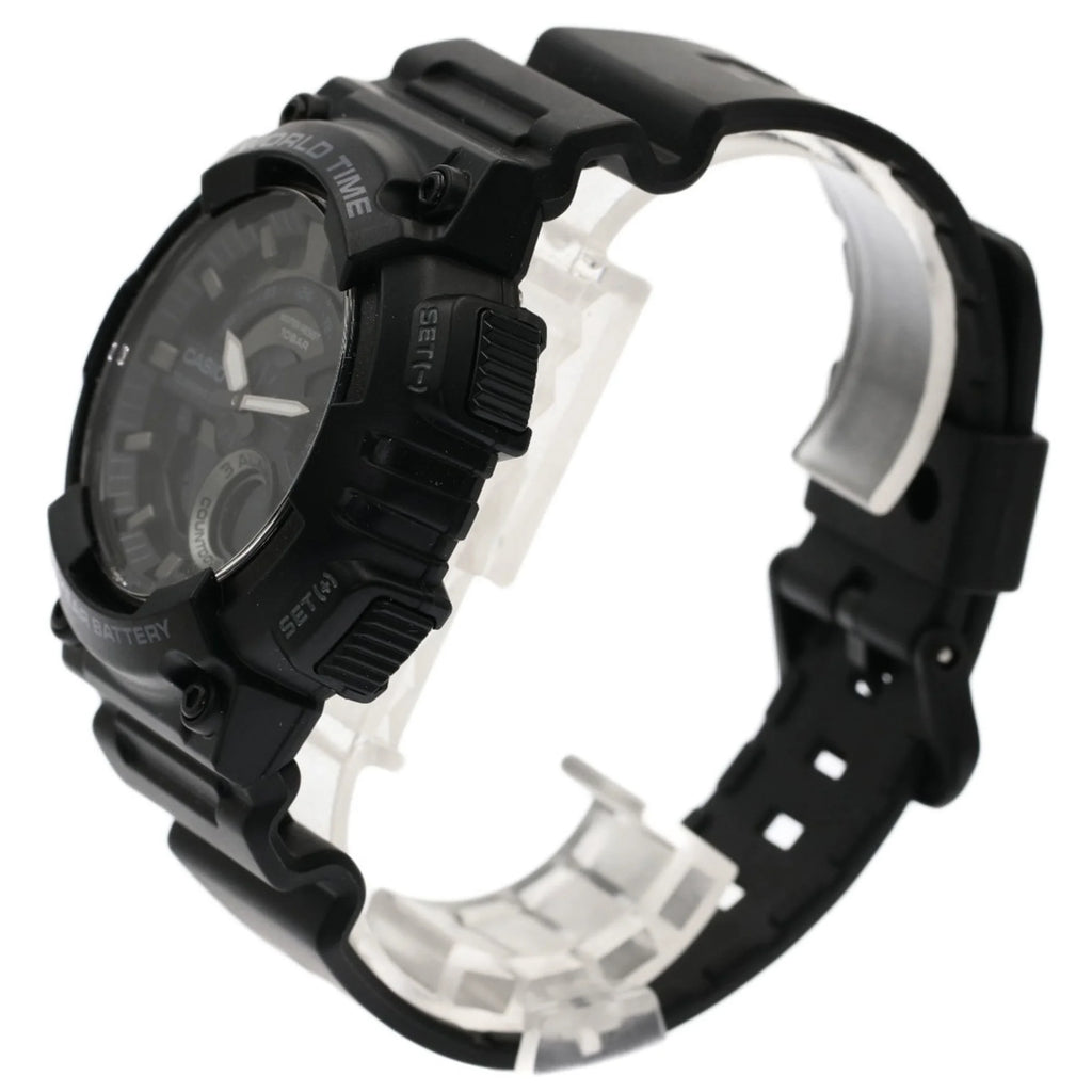Previously Owned Casio AEQ-110 Watch Corrosion-free Metal/Rubber Men's CASIO (Good)