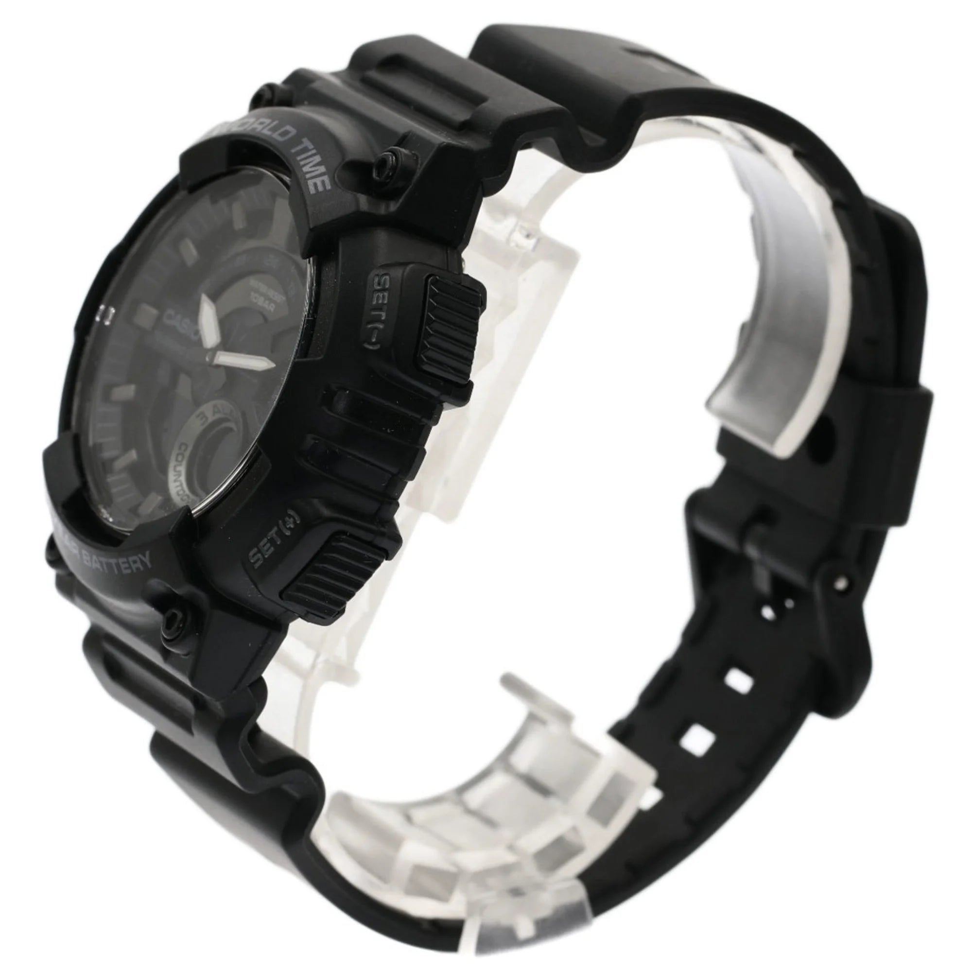 Previously Owned Casio AEQ-110 Watch Corrosion-free Metal/Rubber Men's CASIO (Good)