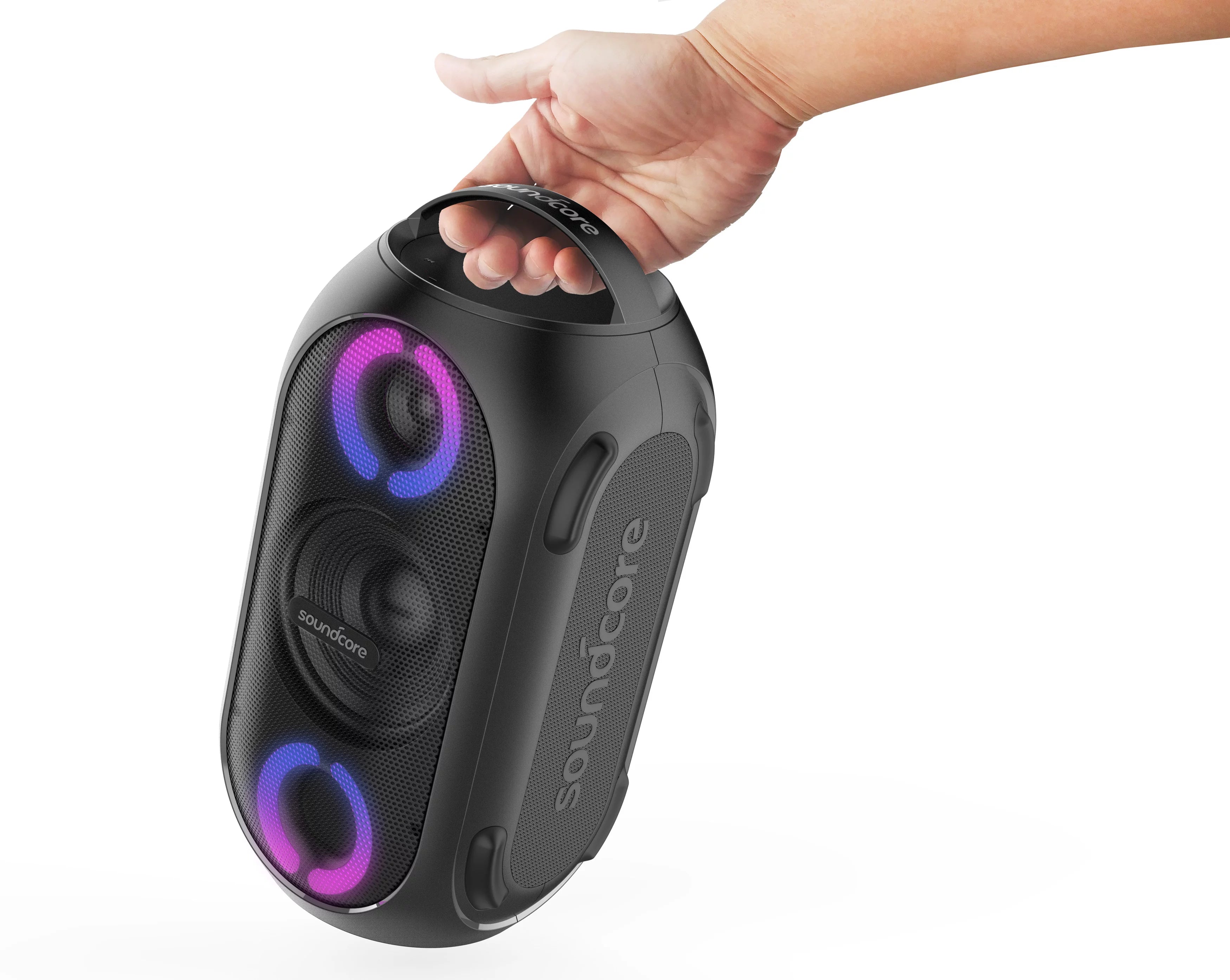 Soundcore by Anker- Rave PartyCast Portable Speaker | 80W | IPX7 Waterproof | 18-Hour Playtime | Black | A3390Z12