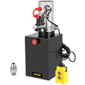 VEVOR Hydraulic Pump 13 Quart Dump Trailer Single Acting Power Unit 12V,with Control Remote 3200PSI Metal Reservoir 12 Volt Black