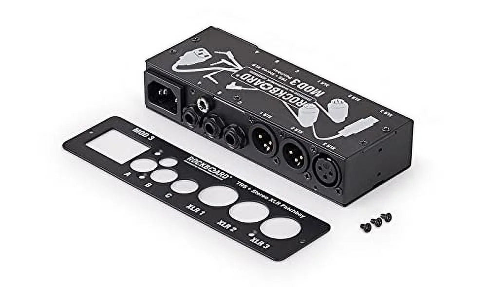 Rockboard RBO B MOD 3 V2 RockBoard Module 3 V2 with XLR, TRS for Vocal