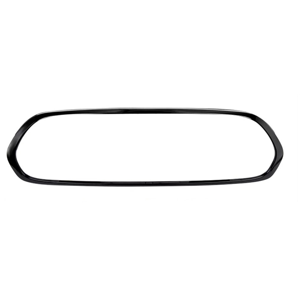 Grille Frame + Front & Rear Fog Light Cover Trim For Mini Cooper S F55 F56 F57 Black