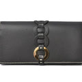 Secondhand Chloé Chloe Wallet Long Darryl Daryl Black CHC21SP115E04 (Like New)