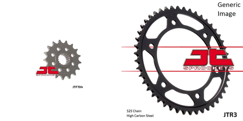 JT Front & Rear Sprocket Kit for Street BMW F800 GS 2009-2012