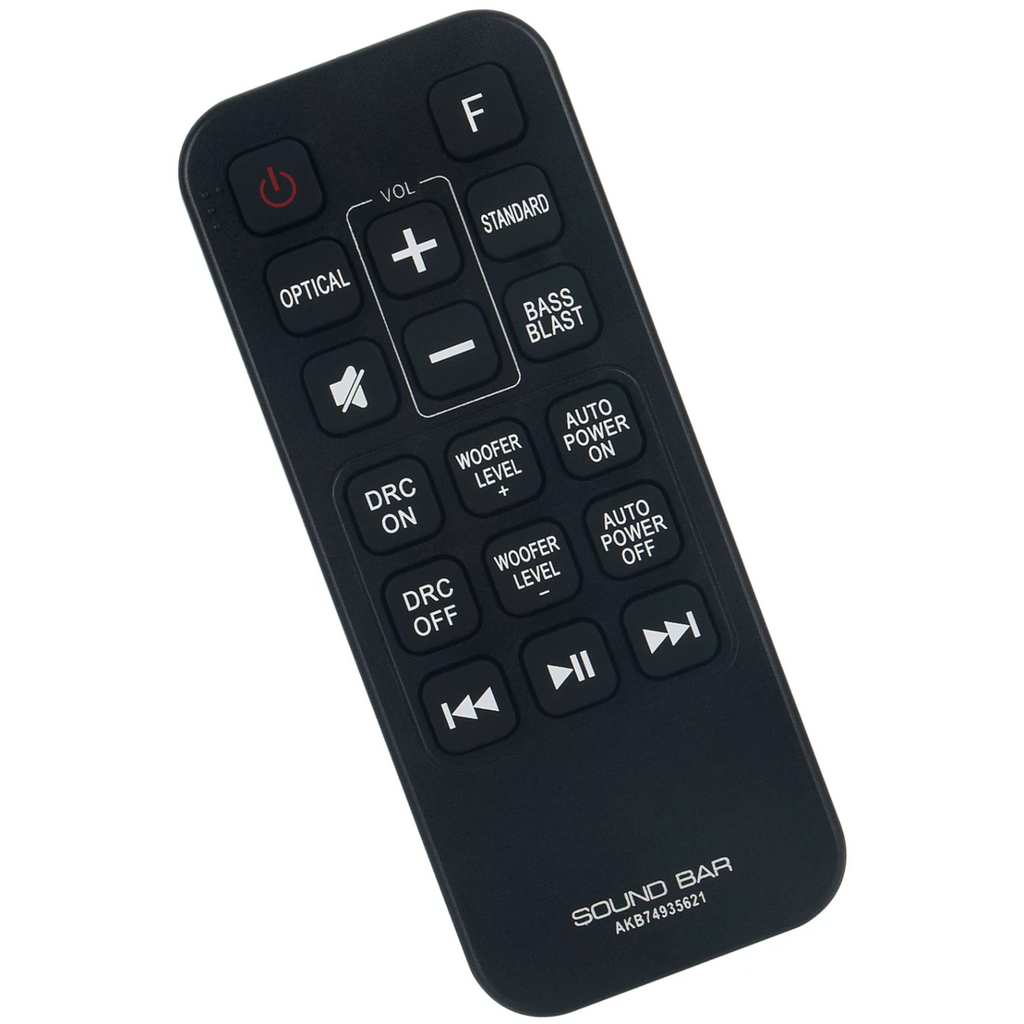 AKB74935621 Replacement Remote Control for LG Wireless Sound Bar SJ2 SPJ2B-W