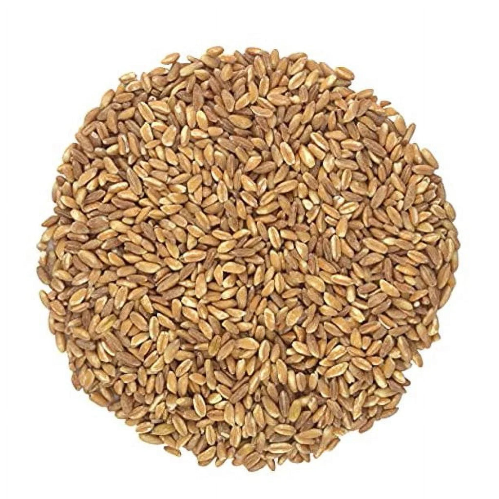 Organic Italian Pearled Farro - Raw, Non-GMO, Vegan, Bulk, Protein, Fiber Rich, Kosher (9LB)