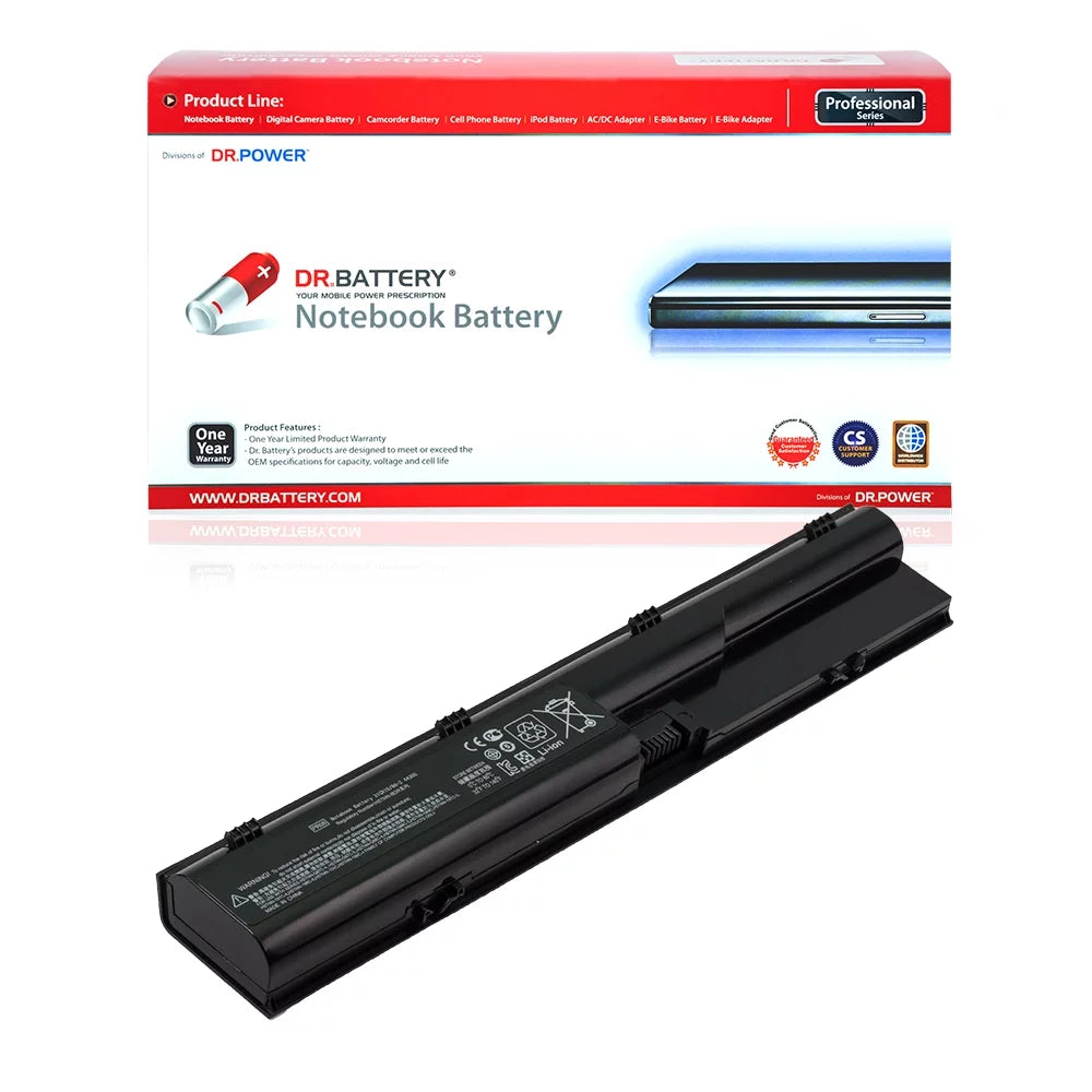 DR. BATTERY - Replacement for HP ProBook 4530s / 4535s / 4540s / 4545s / 4330s / 4331s / 4430s / HSTNN-DB2T / HSTNN-DB3C / HSTNN-I02C / HSTNN-I97C-3 / HSTNN-I97C-4 / HSTNN-I98C-5 / HSTNN-I99C