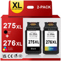 275XL 276XL Ink Cartridge Replacement for Canon PG-275 CL-276,High Yield for Canon 275 and 276 Multi Pack Ink Compatible for PIXMA TS3520 TS3522 TS3500 TR4720 TR4700 TR4722 Printers(1Black 1 Color)