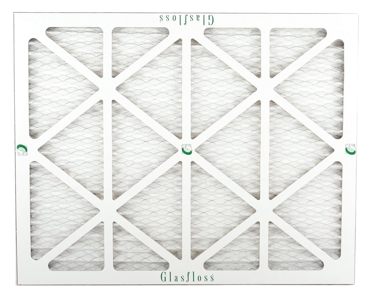 Glasfloss 20x23x1 - MERV 10 -Qty:4 - Furnace Air Filter - Made in USA (Actual Size: 19.5 x 22.5x7/8 inch)