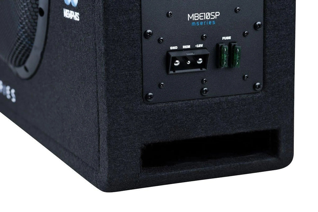 Memphis Audio MBE10SP 10 Inch 500W Amplified Subwoofer Single Bass System 2 Ohm