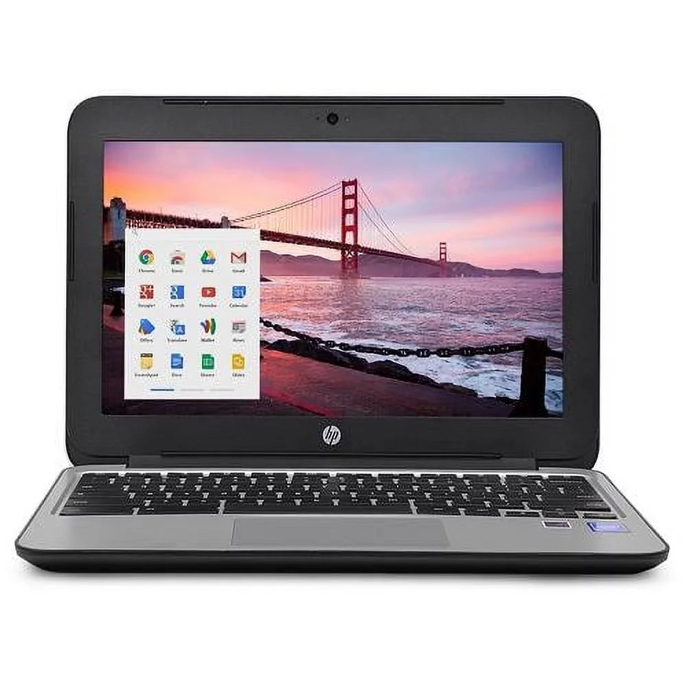 Restored MP HP Chromebook 11 G3 Celeron N2840 Dual-Core 2.16GHz 2GB 16GB SSD 11.6" LED Chromebook Chrome OS w/Cam & BT (Black) (Refurbished)