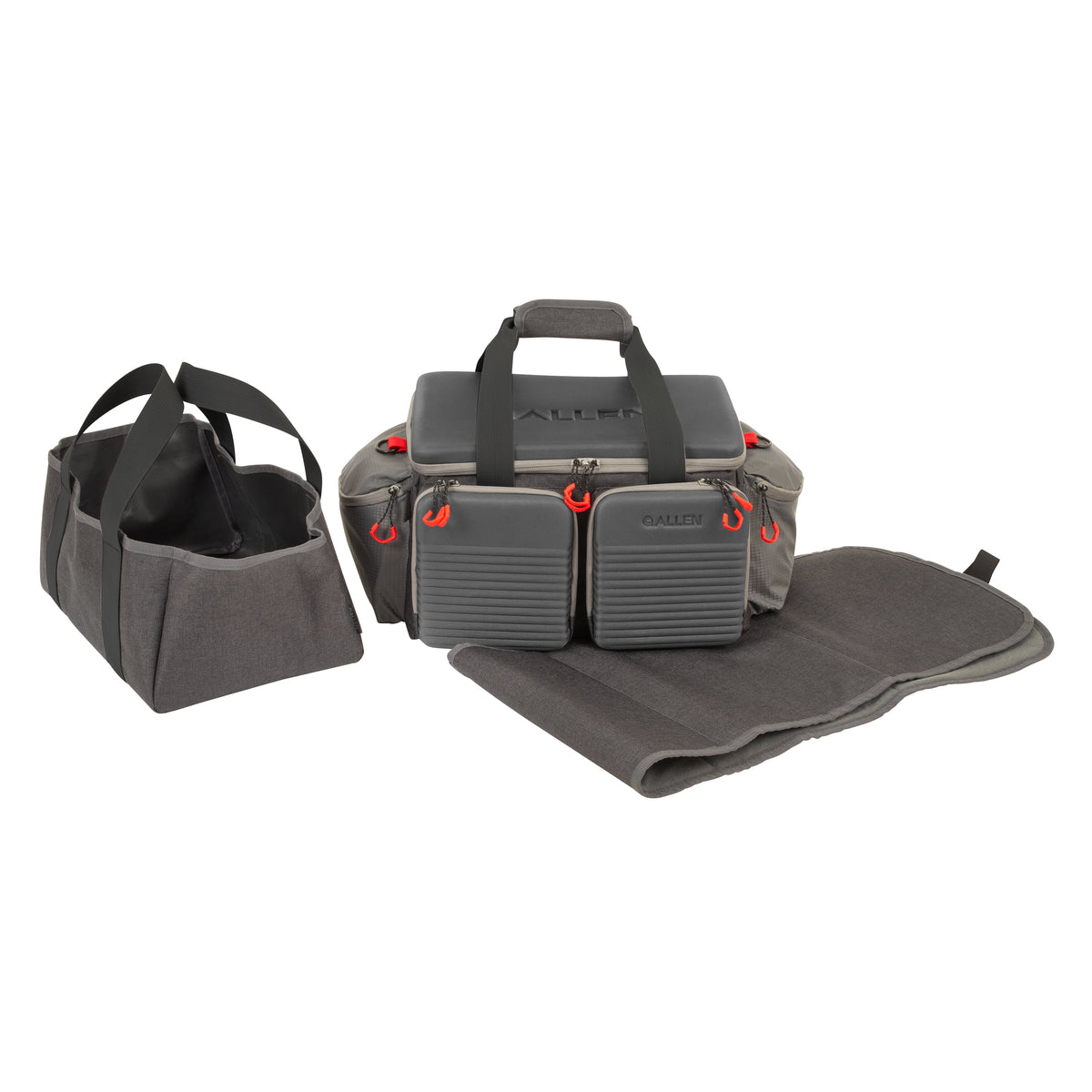 Allen Company Competitor Premium Molded Lockable Range Bag, Gray