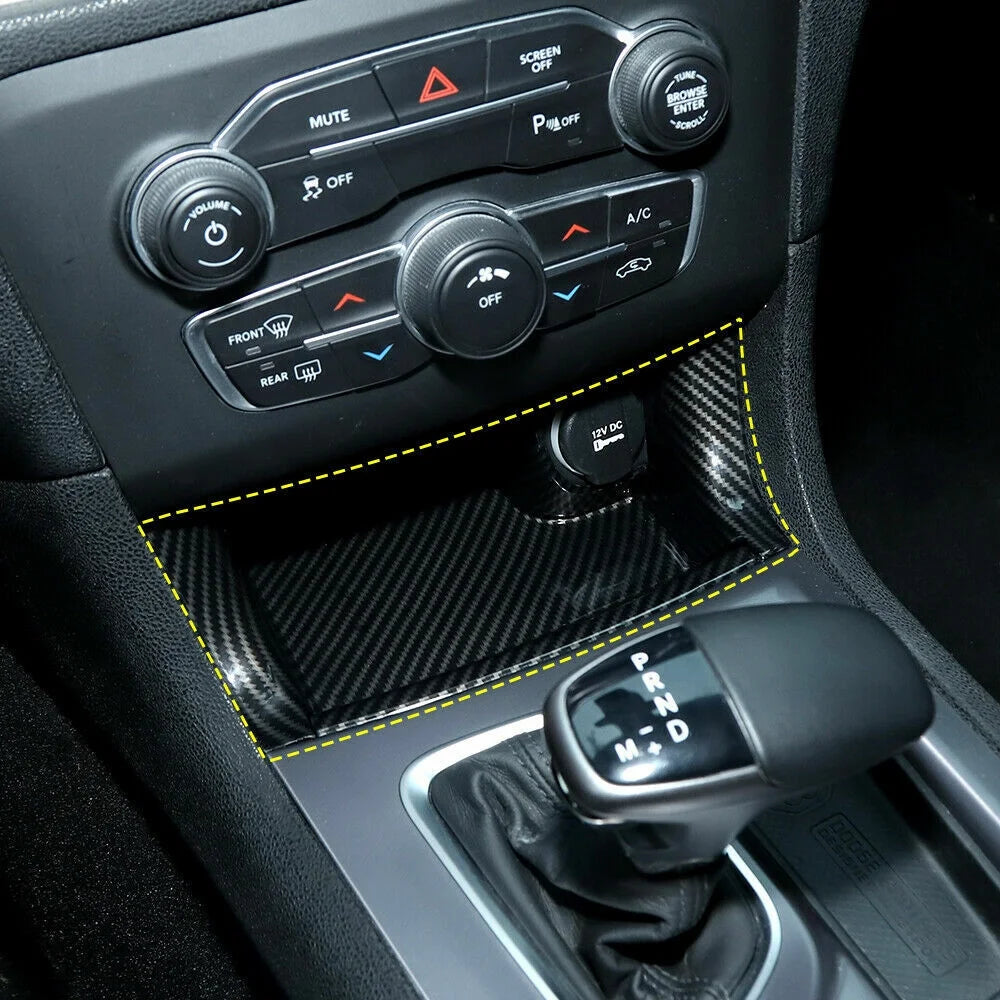 Teledu 4pc Center Consoles Gear Shift Storage Panel Trim Cover