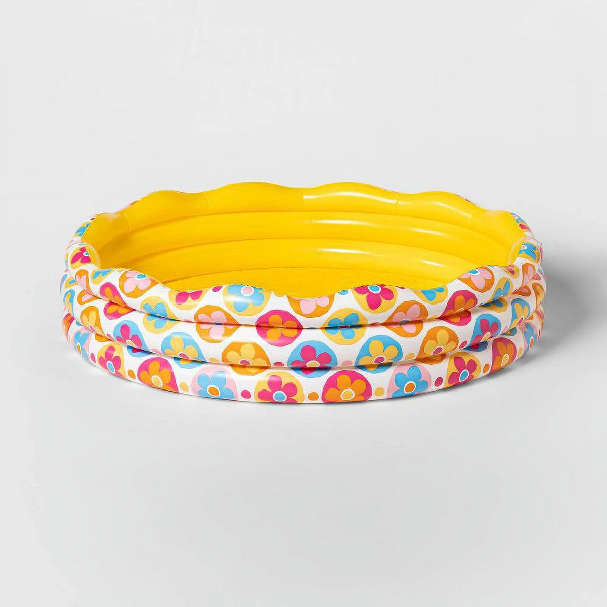 Inflatable Pool 3-Ring Sun Squad 5’5 Diameter - Flower