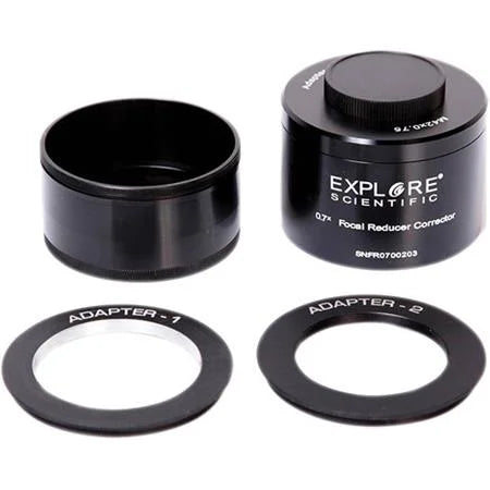 Explore Scientific 3in Field Flattener .7x Focal Reducer for ED APO 152mm F/8 FF