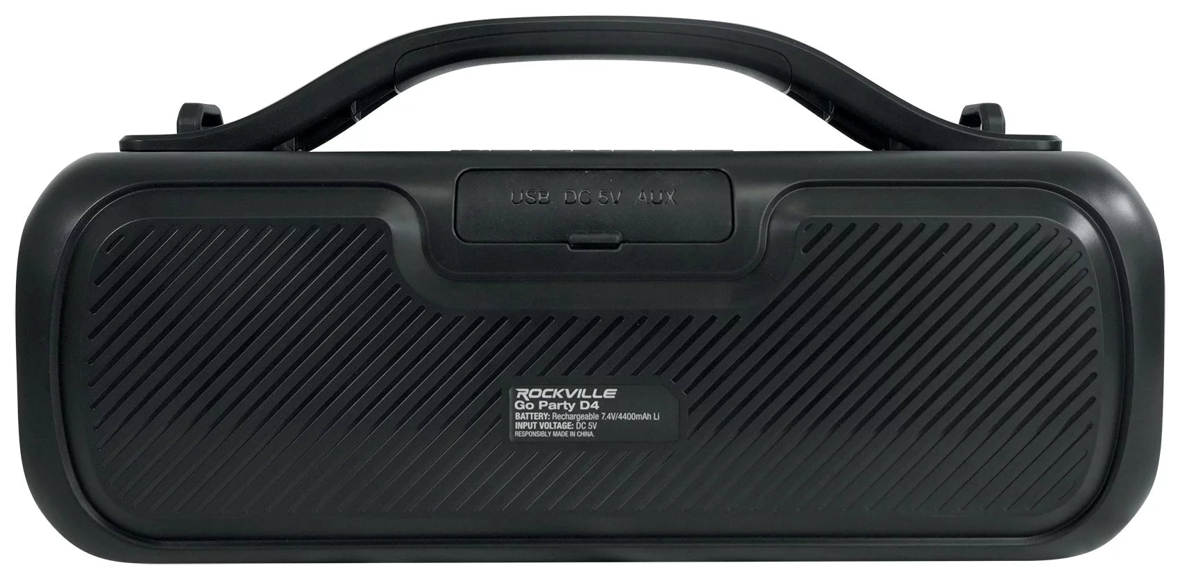 Rockville Go Party D4 Large Loud Portable LED Party Bluetooth Speaker, Deep Bass