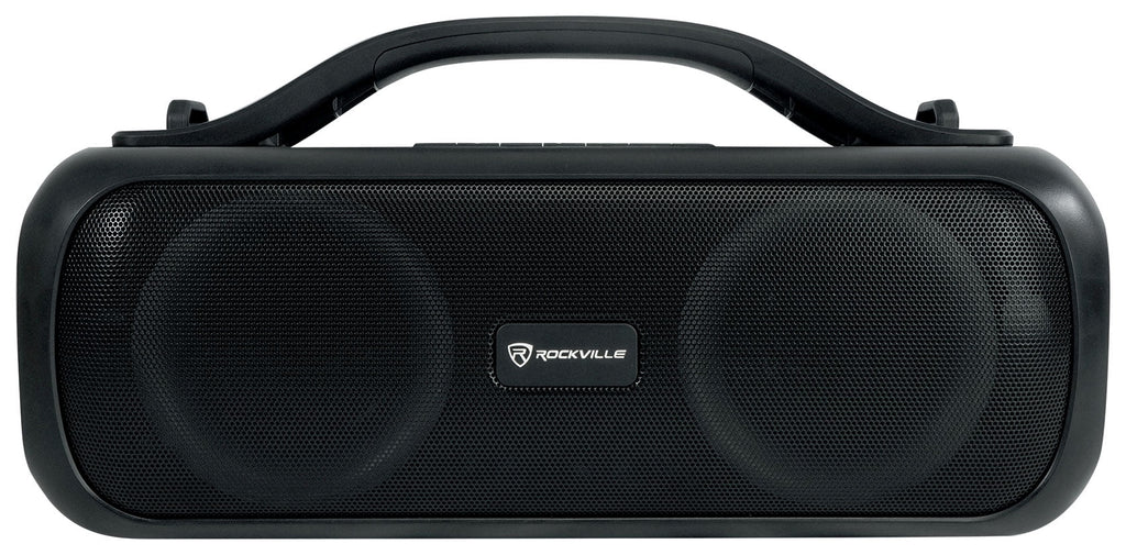 Rockville Go Party D4 Large Loud Portable LED Party Bluetooth Speaker, Deep Bass