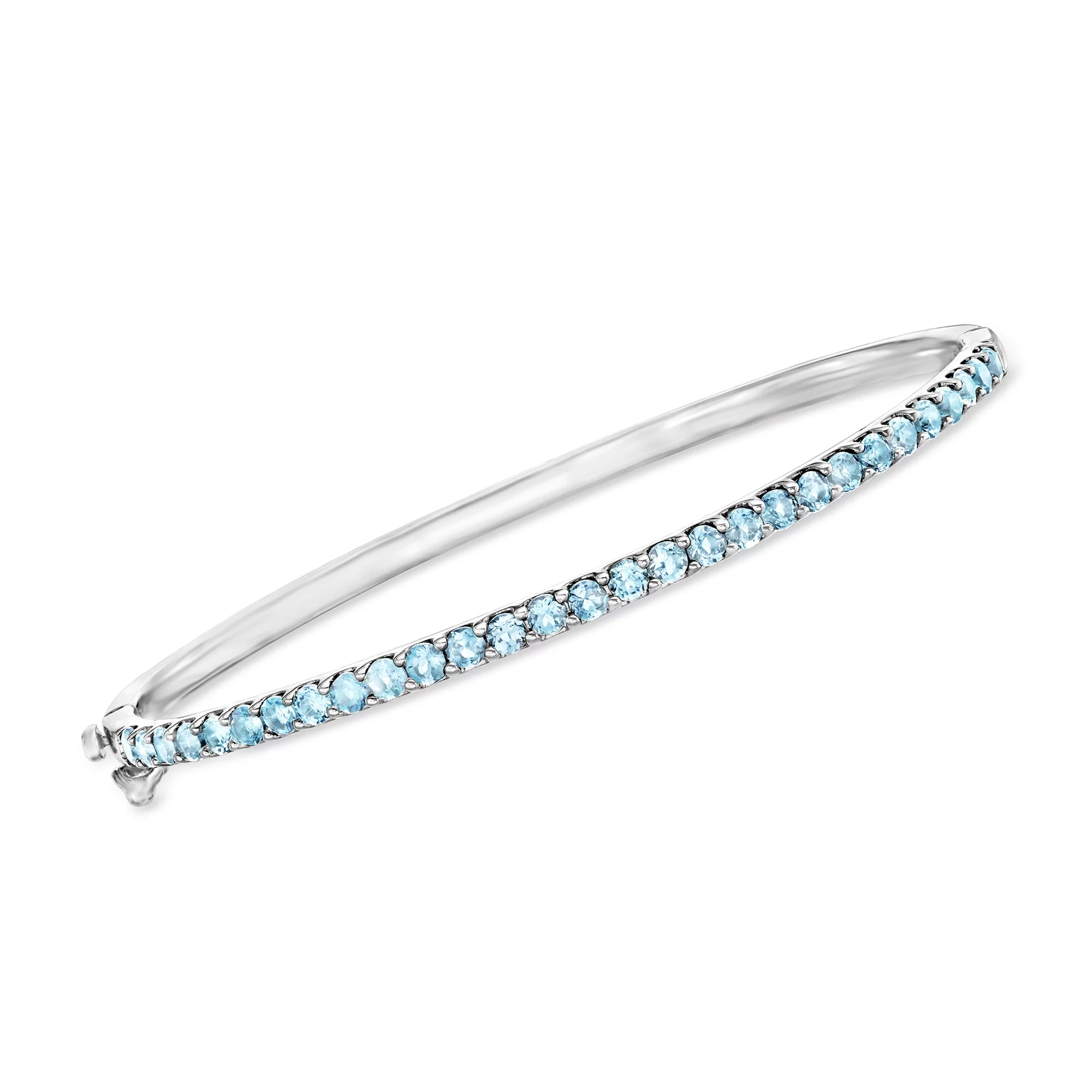 Ross-Simons "Spring Stack" Set Of 5 Bangle Bracelets in Sterling Silver, For Her, Adult