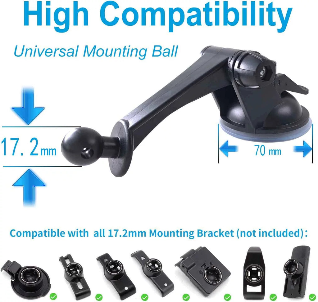 - GPS Mount for Garmin | GPS Dashboard Mount Dash Windshield Window Car Holder for Garmin Nuvi RV Dezl