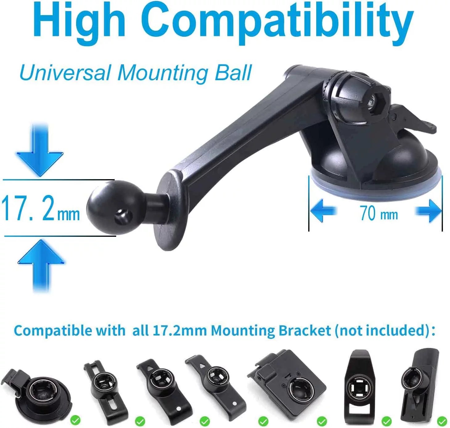 - GPS Mount for Garmin | GPS Dashboard Mount Dash Windshield Window Car Holder for Garmin Nuvi RV Dezl