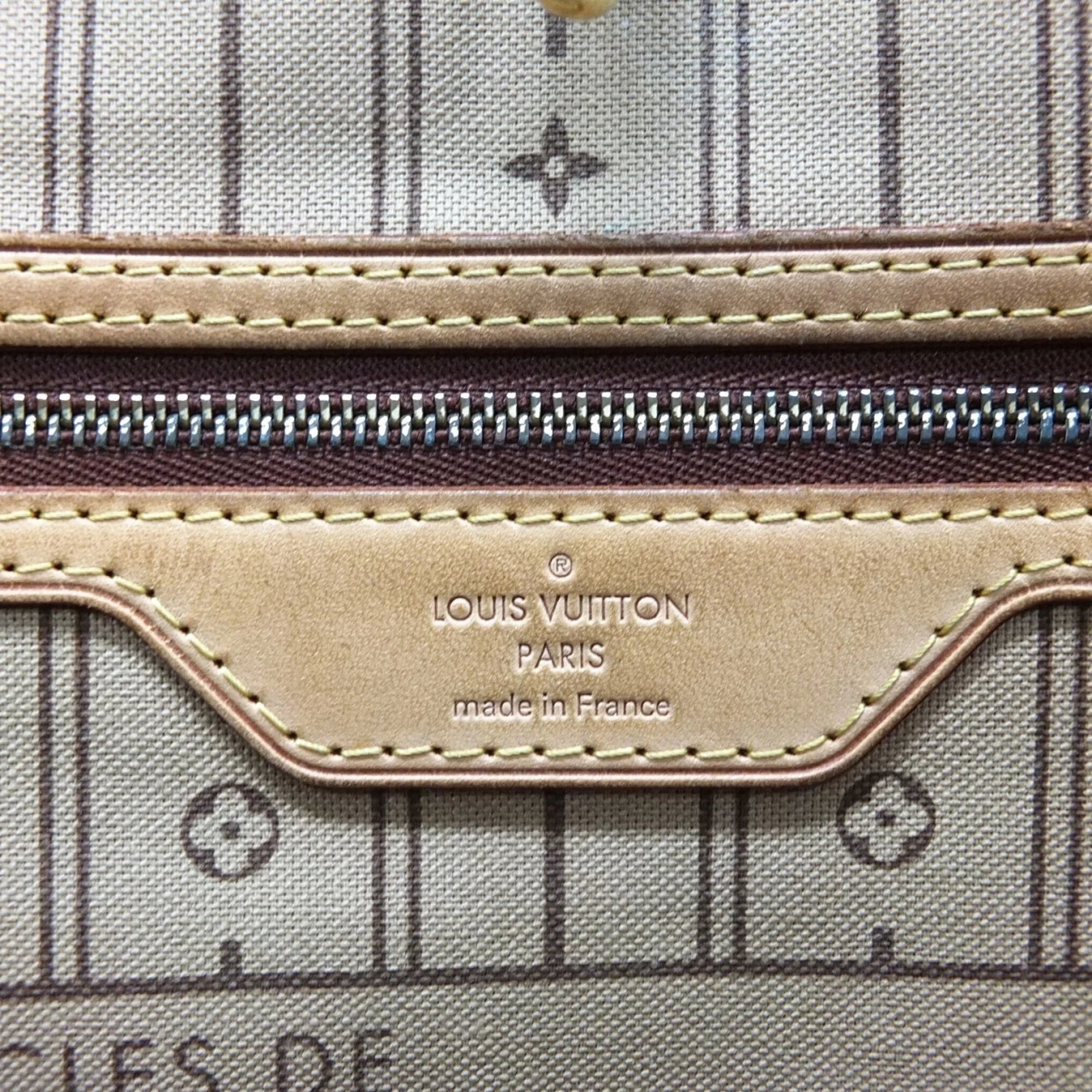 Used Louis Vuitton Neverfull GM Monogram M40157 Brown Canvas (Fair)
