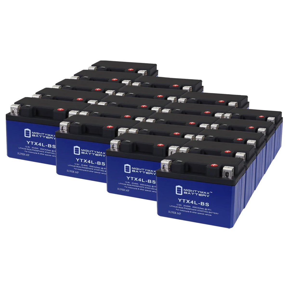 YTX4L-BS Lithium Replacement Battery Compatible with Sea-Doo YTX4L-BS GSX 96-00 - 20 Pack