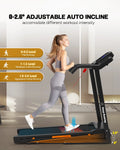 Relife Max 3.5HP Treadmills for Home Use, Walking Treadmill with Incline, Bluetooth Enabled, 330 lbs User Capacity