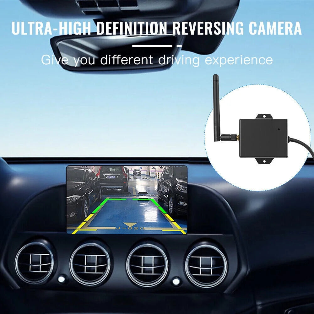 Easy Wireless Car Reversing Camera AV to Wifi Transmitter Module - Stable Signal, 50m Range - Ideal for Rear View Camera