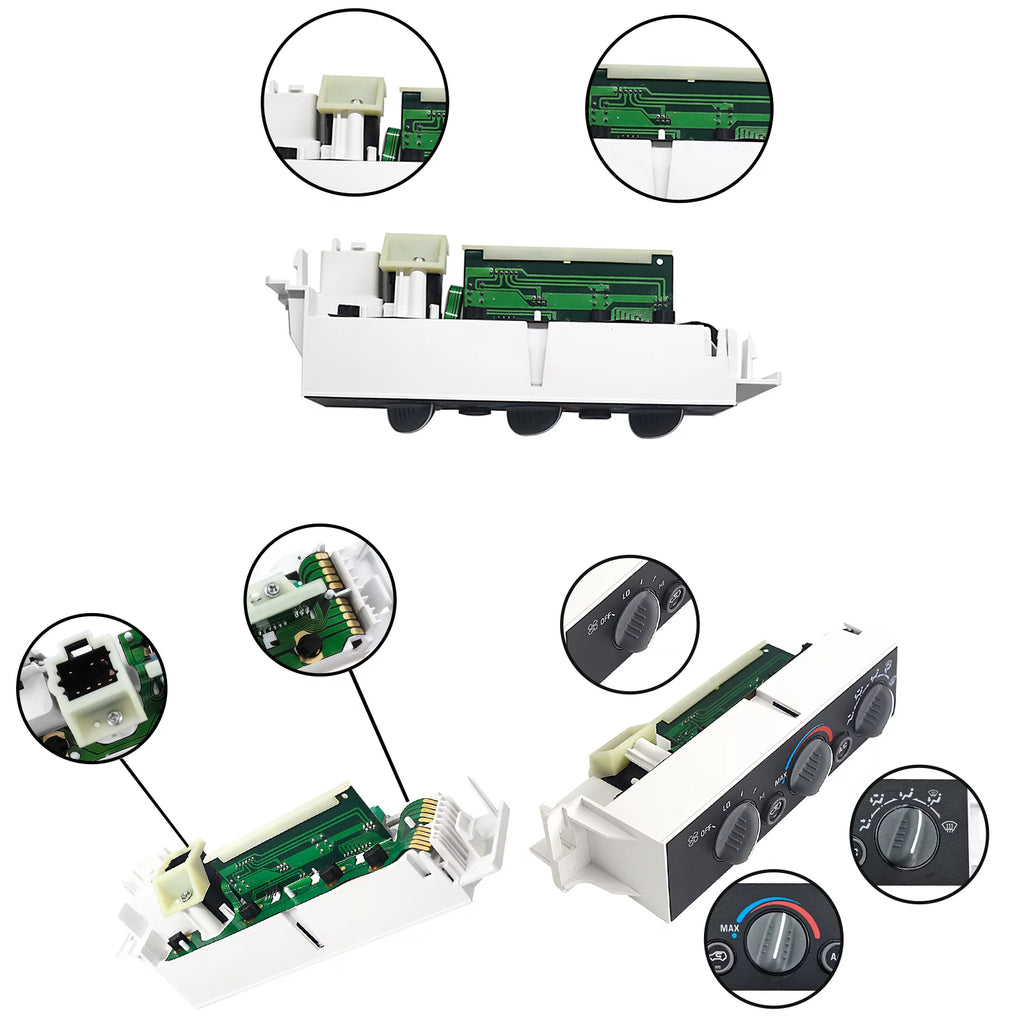 HVAC Heater Climate Control Module Compatible with Chevy, Cadillac, GMC Escalade, C1500, C2500, C3500, K1500, K2500 Suburban, C3500HD, Tahoe Control Panel - 16231175, 16238895
