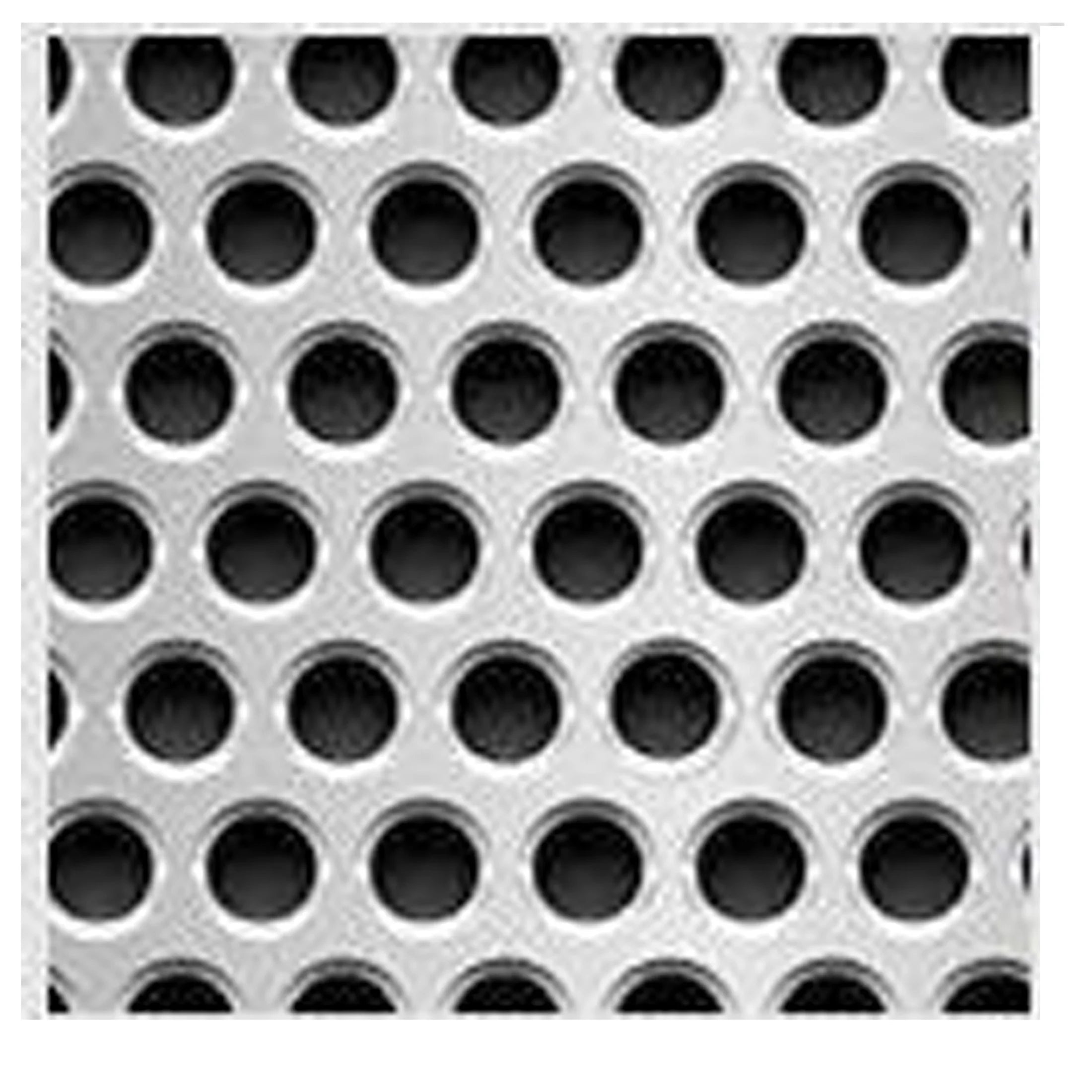 304 Rust-resistant Metal filter screen plate 6mm hole x 2mm thickness x 20cm width x 20cm length (1 piece).
