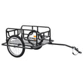 Irfora Bike Cargo Trailer 51.2"x28.7"x19.7" Alloy Black