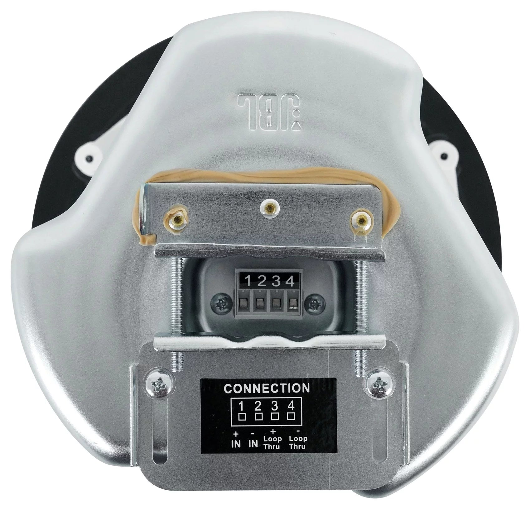 (4) JBL CONTROL 14C/T-BK 4" 25w 70v Black In-Ceiling Speakers+Amplifier