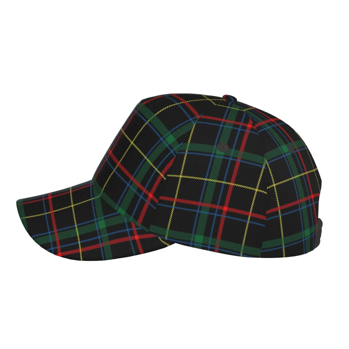 Balery Baseball Cap Adjustable Size for Running Workouts and Outdoor Activities All Seasons Dad Hat(Buffalo Plaid Dark Green)