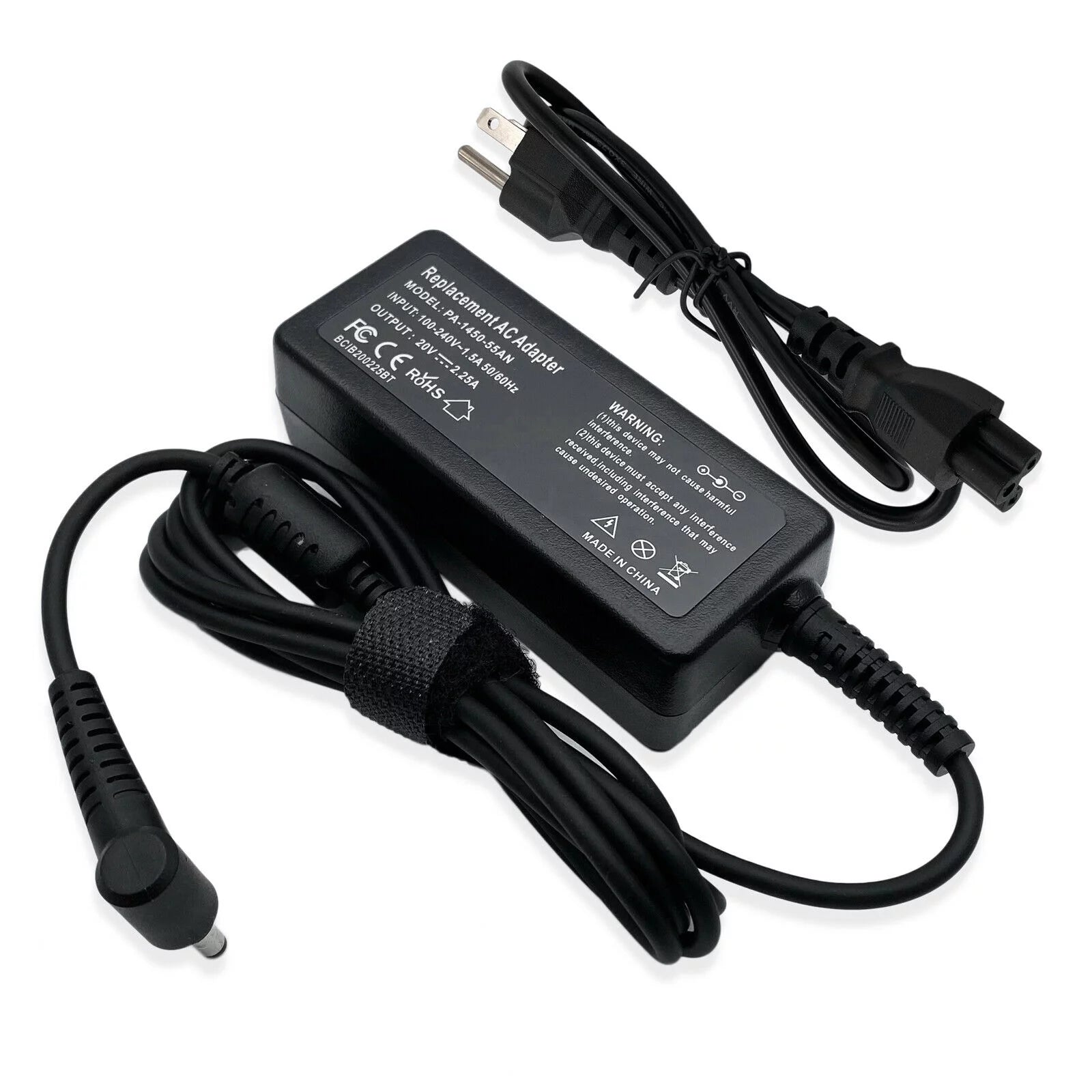 AC Power Adapter Charger For Lenovo Ideapad 110S-11IBR, 5A10H43620, ADP-45DW A