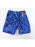 SPEEDO Mens Blue Printed Classic Fit Shorts L