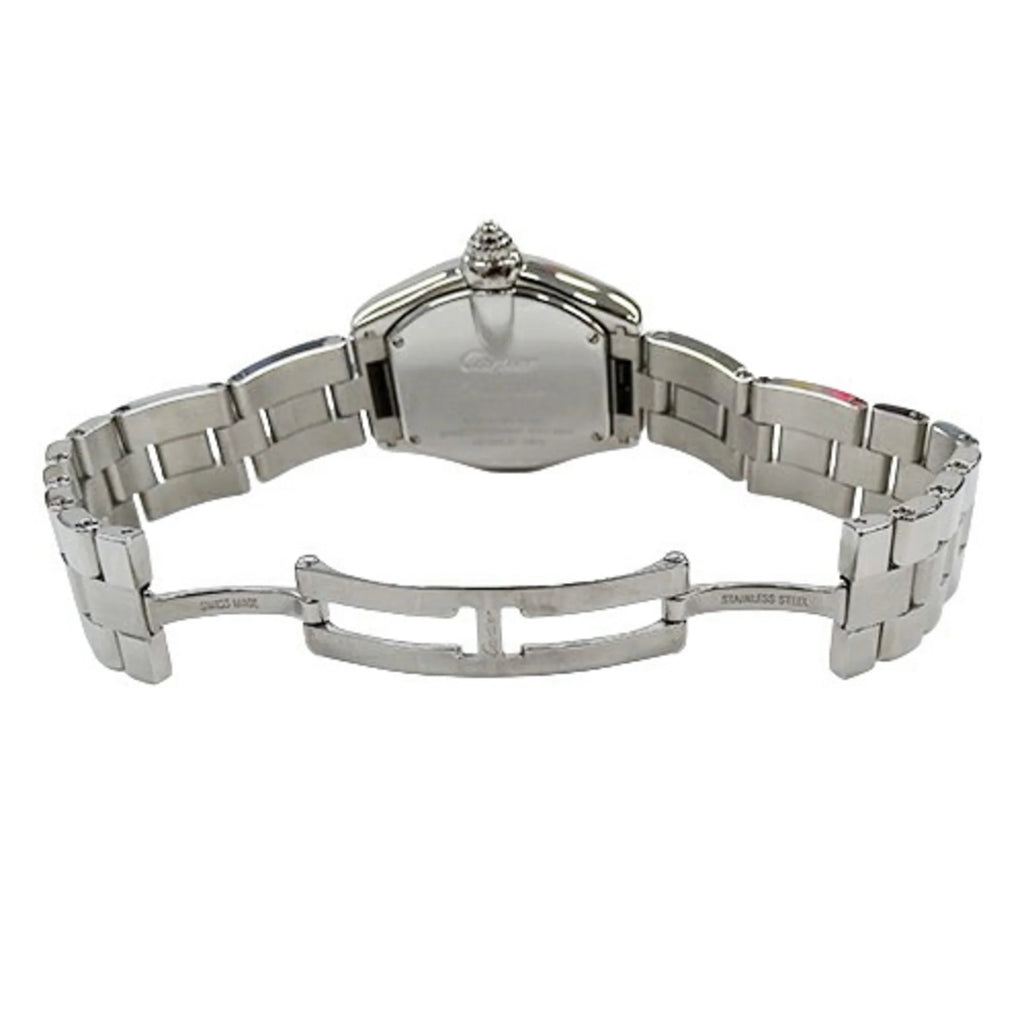 Secondhand Cartier Watch Ladies Roadster SM Date Quartz Rust-resistant Alloy SS W62016V3 Silver Polished (Fair)