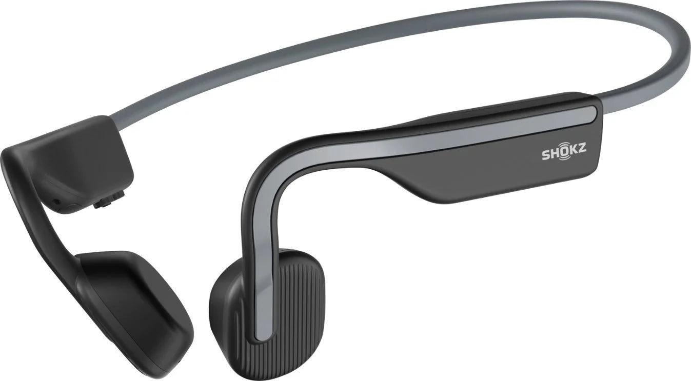 Restored Shokz OpenMove Bone Conduction Open Ear Lifestyle/Sport Headphones - Gray (Refurbished)