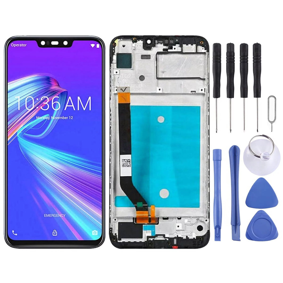 Cellphone Repair Parts  OEM LCD Screen for Asus Zenfone Max M2 ZB633KL / ZB632KL X01AD Digitizer Full Assembly with Frame