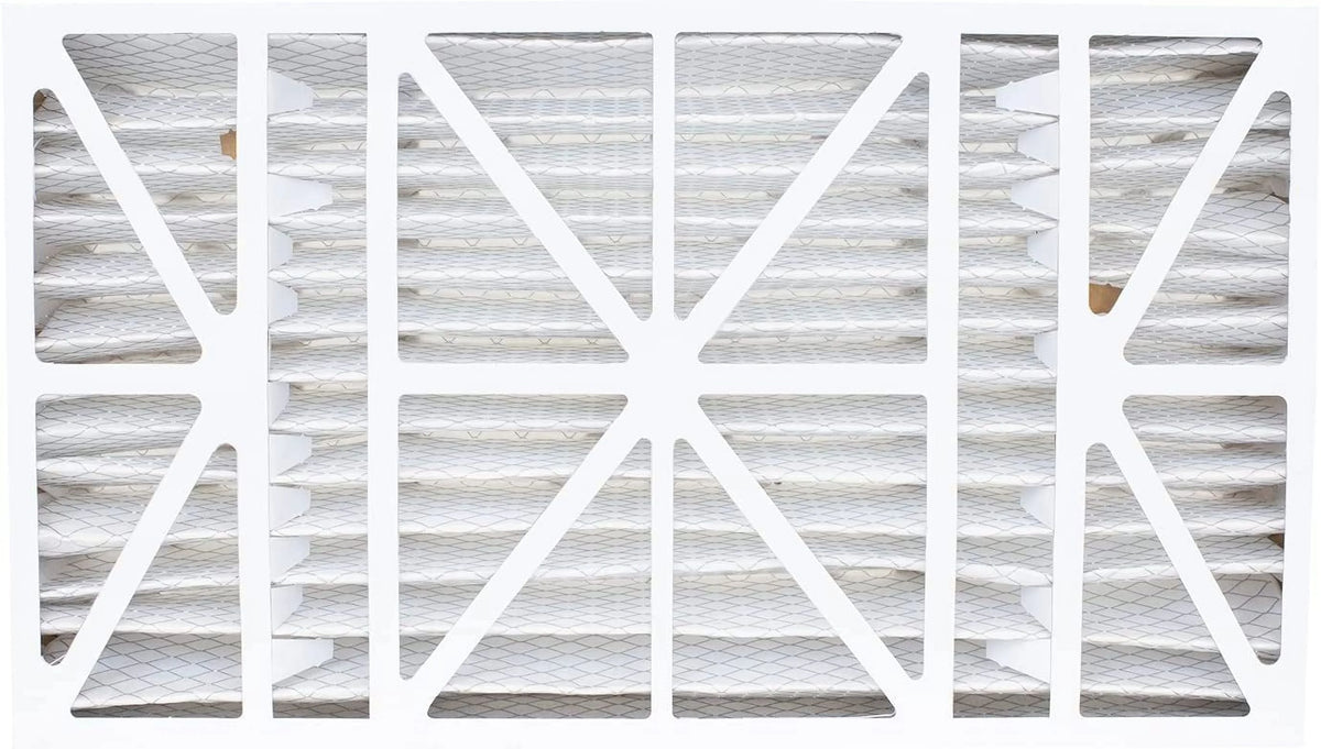 Filterbuy 15.75x27.63x3.50 MERV 8 Pleated HVAC AC Furnace Air Filters for Aprilaire Space-Gard 104/2140 (2-Pack)