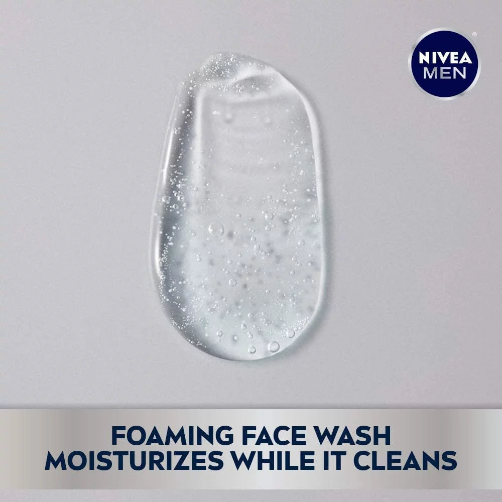 Nivea Men For Moisturizing Face Wash, Original, 5 Fl Oz (Pack Of 2)