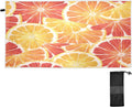 Bestwell Lemon Grapefruit Beach Towel - Super Absorbent Oversized Travel Towels - Lightweight Compact Quick Dry Towel for Swimming Camping Holiday （402）