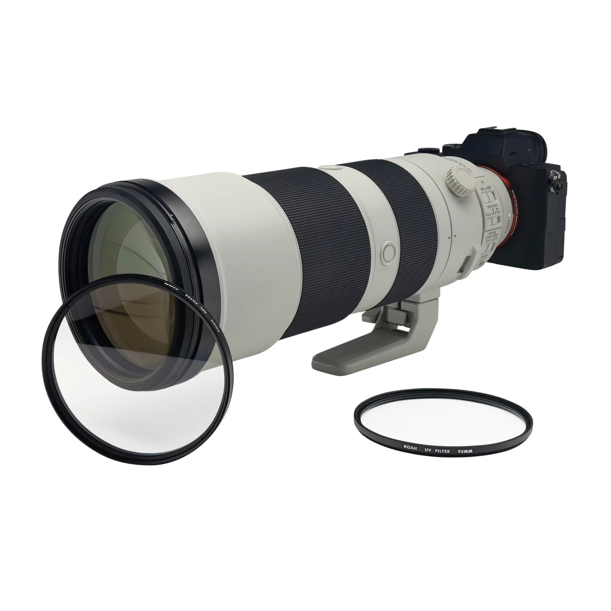 Koah 95mm Circular Polarizing and UV Protective Lens Filter Bundle