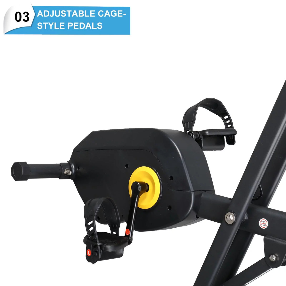 SalonMore Folding Upright Bike, for Indoor Home Cycling Trainer