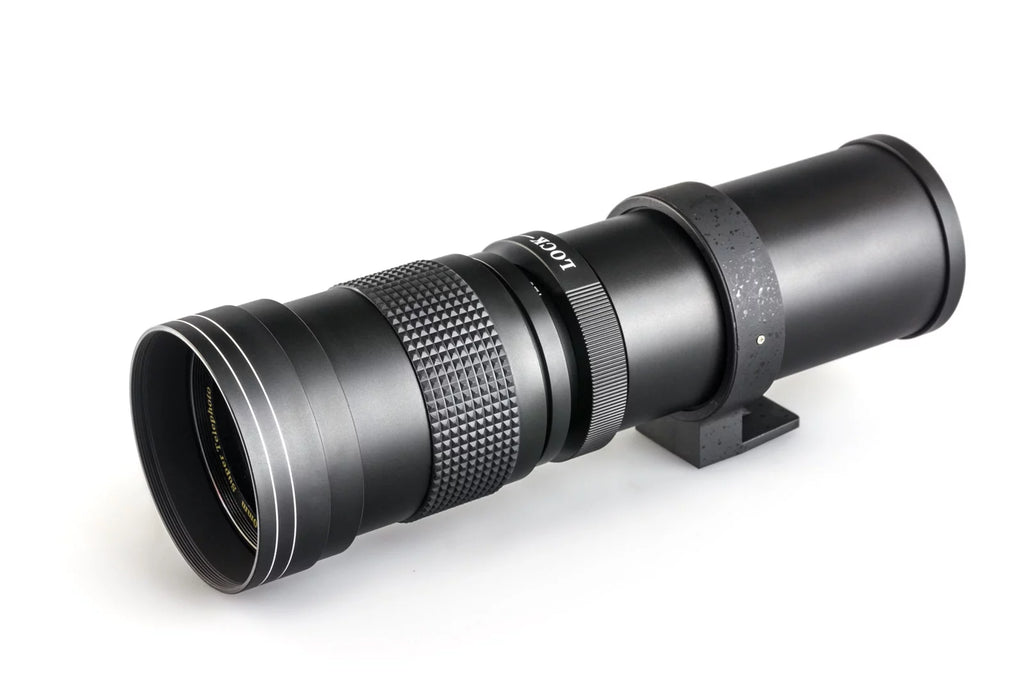 420mm-1600mm f8.3 HD Telephoto Lens Bundle for Canon EOS 7D 6D 5D Mark II II 2 3
