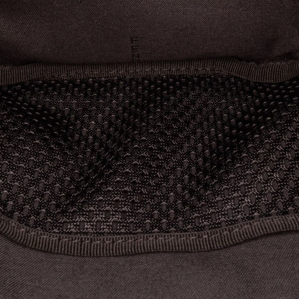 Used Authenticated Fendi FF Neoprene Vitello Grace Perforated Pocket Belt Bag Knit Fabric Black Unisex (Good)