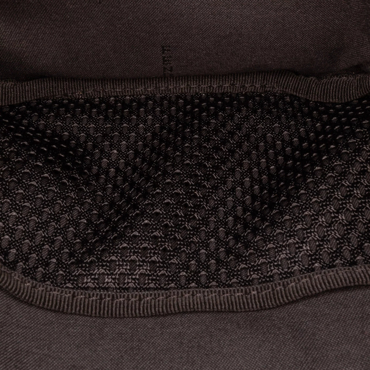Used Authenticated Fendi FF Neoprene Vitello Grace Perforated Pocket Belt Bag Knit Fabric Black Unisex (Good)