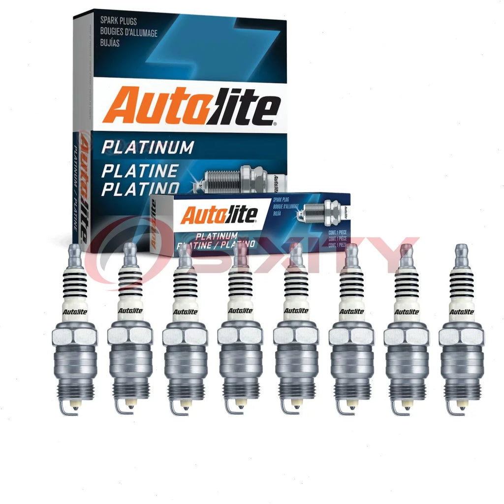 8 pc Autolite AP46 Platinum Spark Plugs for 21 A5FS BRF52 MA16R-U Ignition Wire Secondary